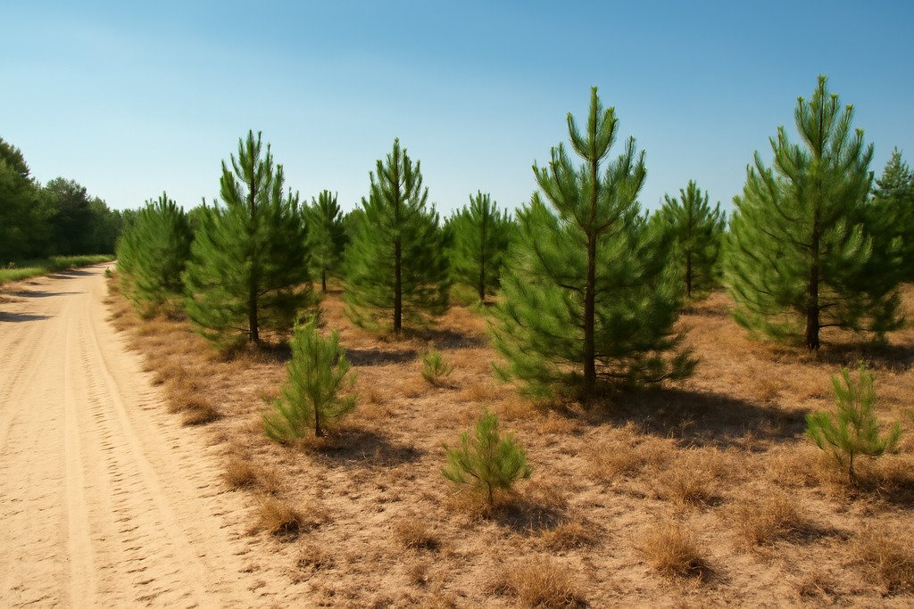 Działka leśna 1,76 ha w Stare Jemielite z planem lasu Stare Jemielite  17 613m2 Foto 1