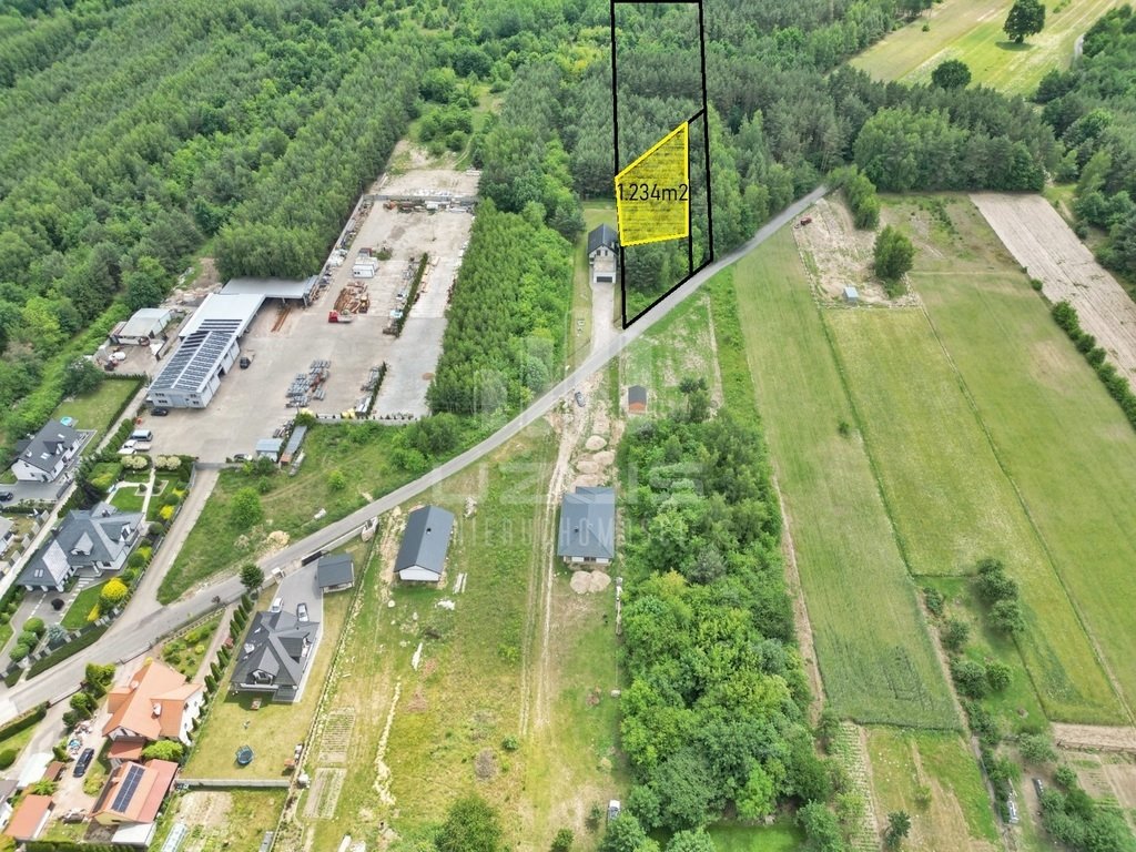 Zapraszam do zakupu działki 1234 m² z mediami w Trablicach Trablice  1 234m2 Foto 1