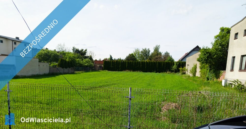 Działka budowlana 1460 m² z mediami i dostępem do drogi Rzgów, Nadrzeczna  1 463m2 Foto 1