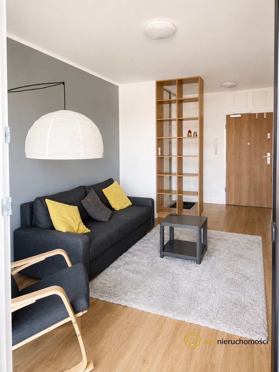 Wynajmę nowoczesną kawalerkę 31,74 m² z balkonem we Wrocławiu Wrocław, Fabryczna, Małopanewska  32m2 Foto 1