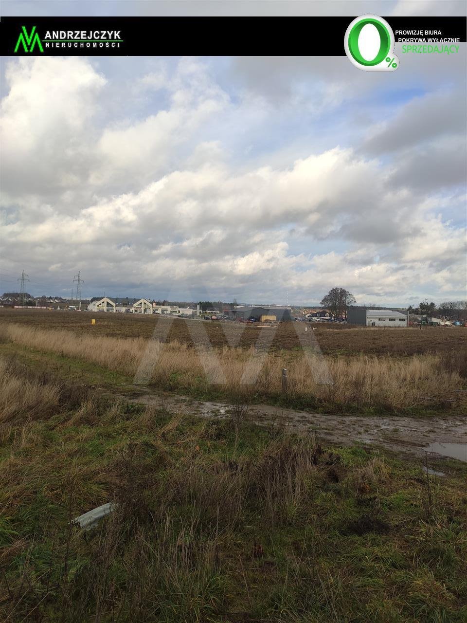 Działka usługowo-produkcyjna 1028 m² w centrum Banina Banino, HALNA  1 028m2 Foto 1