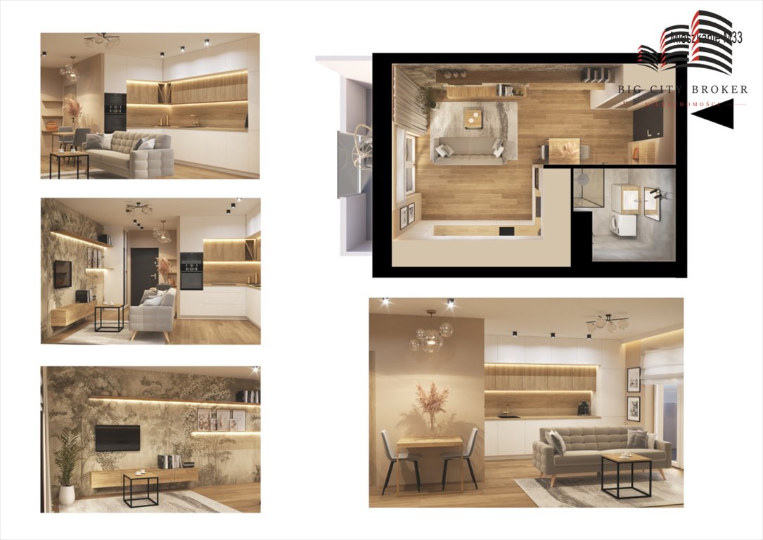 Nowoczesne 29,7 m² z tarasem, miejsce i komórka Lublin, Sławin, Poligonowa  30m2 Foto 1