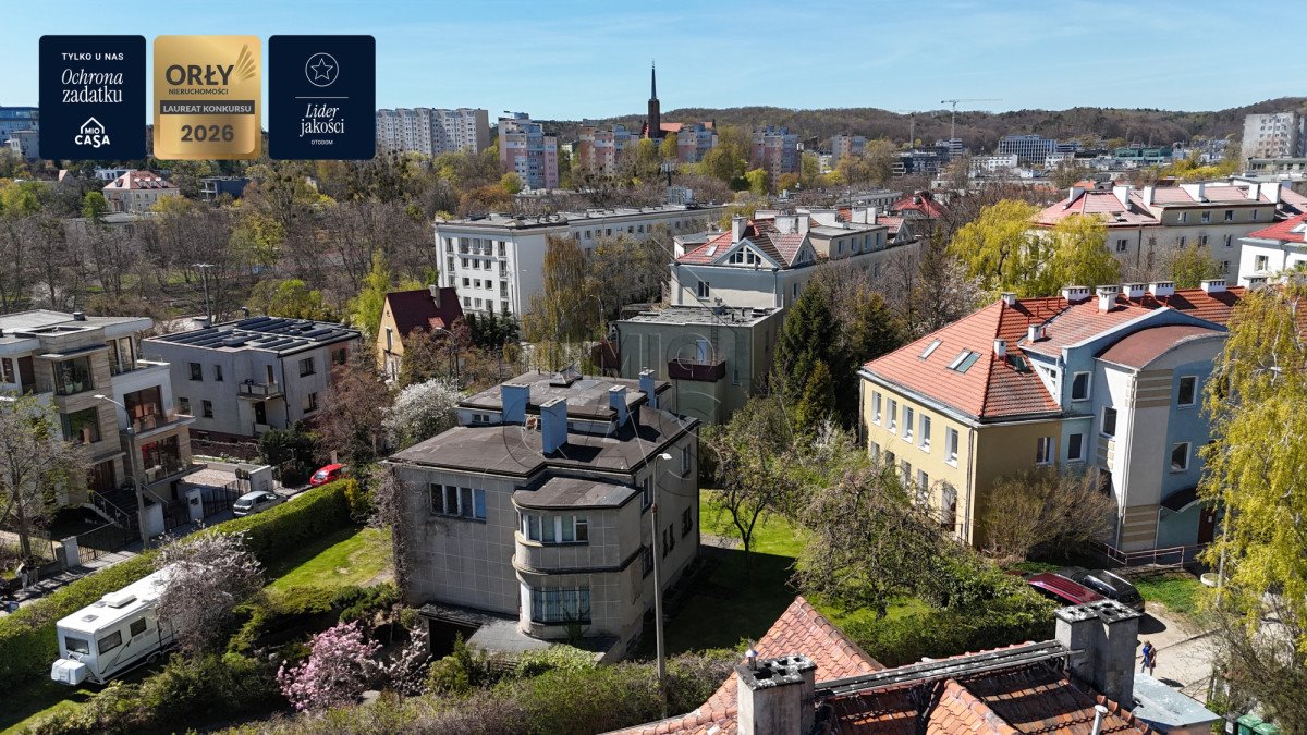 Do sprzedania unikalna działka 1052 m² w prestiżowej Kamiennej Górze Gdynia, Kamienna Góra, Józefa Korzeniowskiego  308m2 Foto 1
