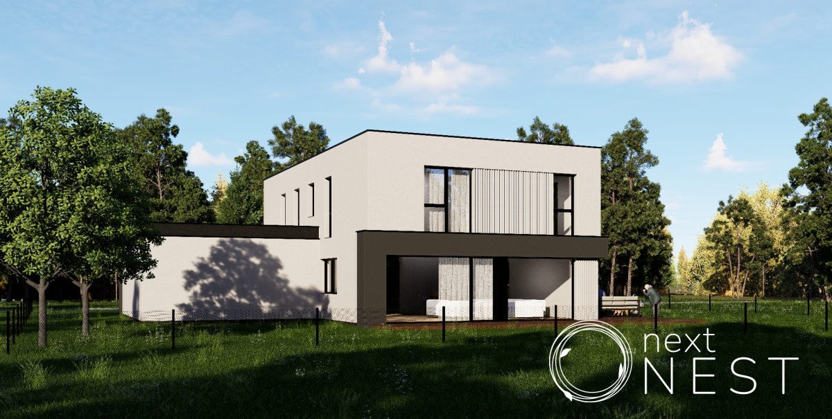 Nowoczesny dom wolnostojący 263 m2 z garażem w Konstancinie Konstancin-Jeziorna, Kabacka  263m2 Foto 1