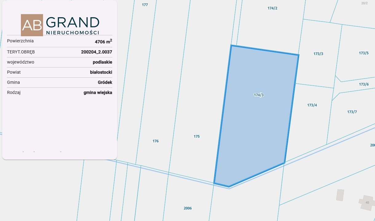 Działka na sprzedaż 4706 m2 w Zarzeczanach – idealna inwestycja Zarzeczany  4 706m2 Foto 1