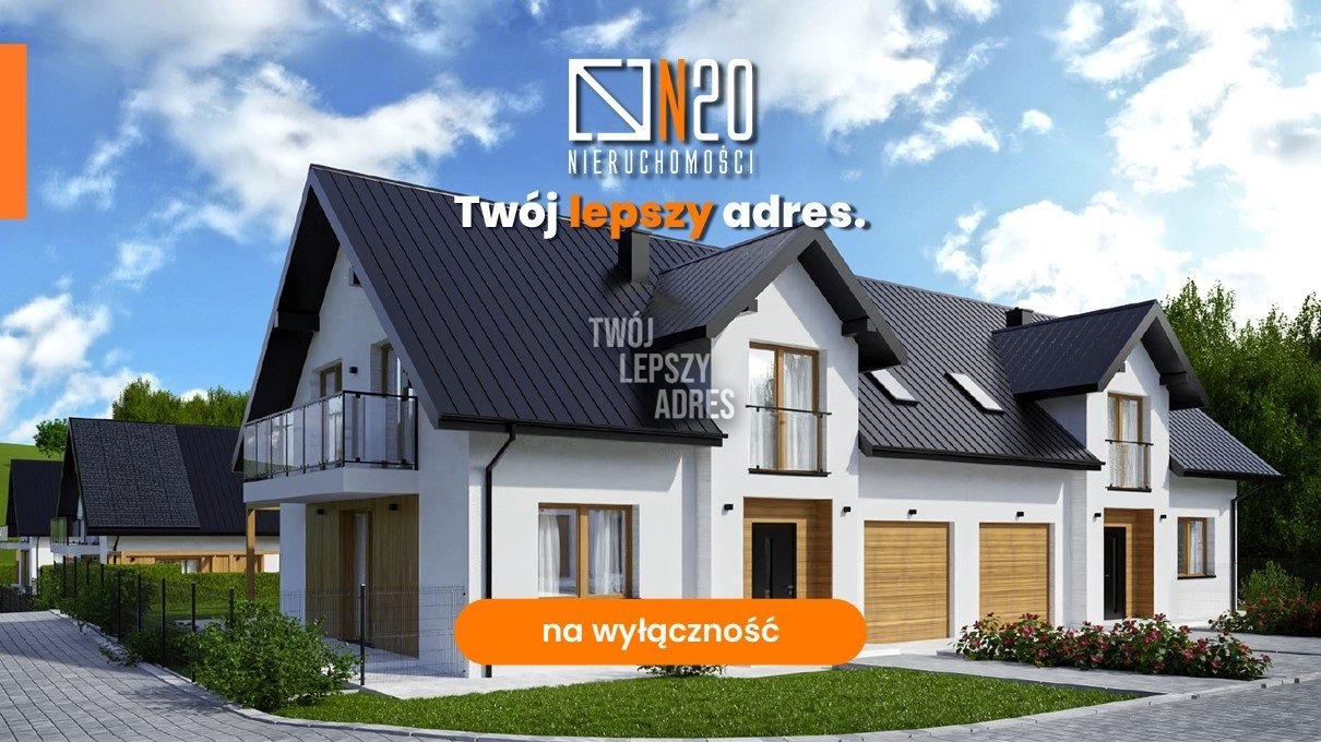 Nowoczesne bliźniaki 138 m² (154 m²) z garażem, ogród i automatyka Wieliczka  154m2 Foto 1