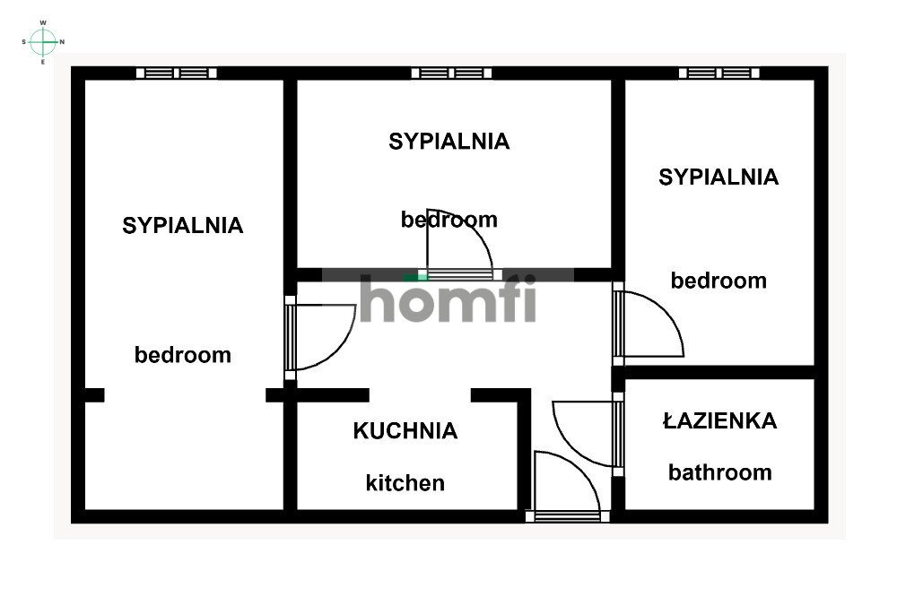 Mieszkanie trzypokojowe na sprzedaż Kraków, Czyżyny, Czyżyny, Centralna  49m2 Foto 11