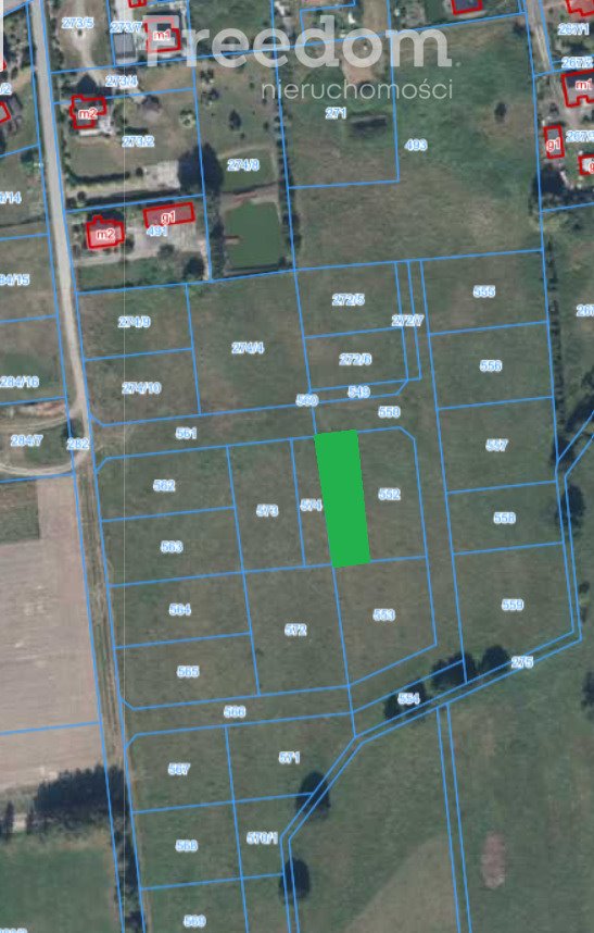 Działka budowlana na sprzedaż Ługi Ujskie  684m2 Foto 1