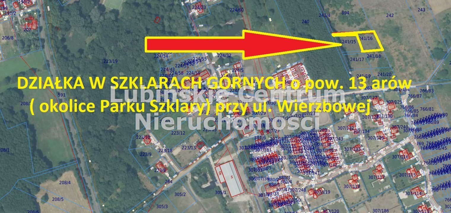 Działka inna na sprzedaż Szklary Górne  1 300m2 Foto 1