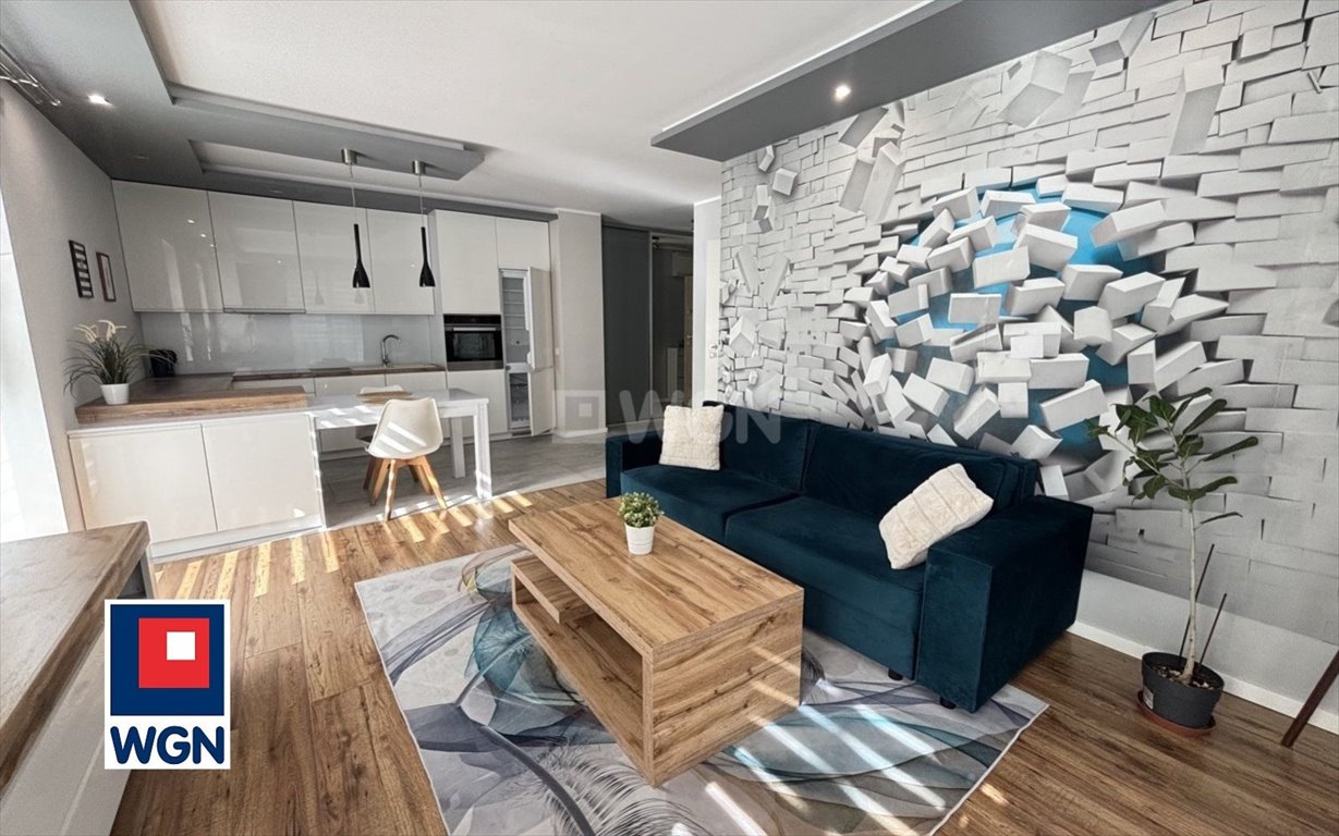 Na wynajem nowoczesne 2-pokojowe mieszkanie 47 m² z balkonem i miejscem garażowym Szczecin, Pogodno, Sosabowskiego  47m2 Foto 1