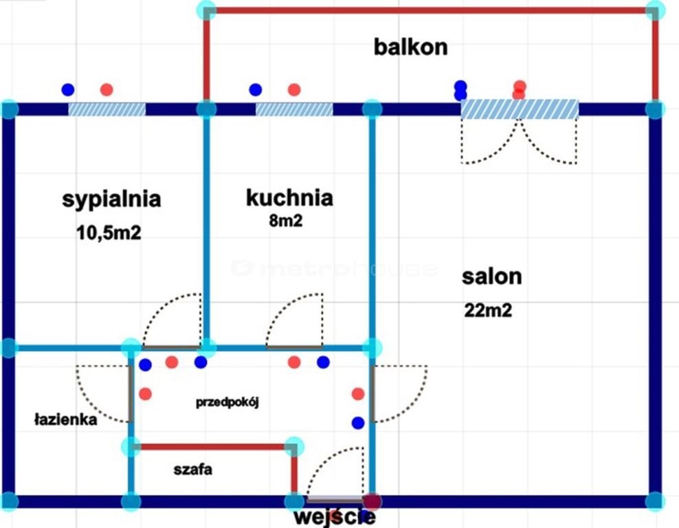 Mieszkanie dwupokojowe na sprzedaż Olsztyn, Osiedle Jaroty, Bartąska  45m2 Foto 16