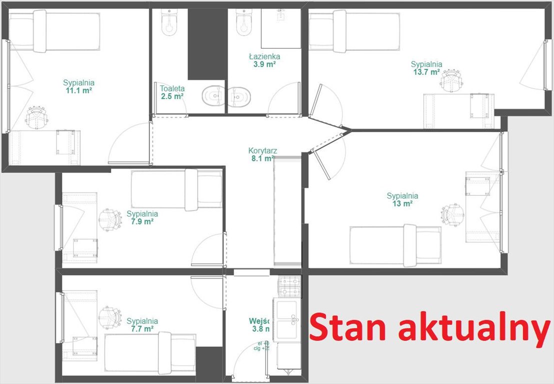 Inwestycyjne 72 m² z ogródkiem, gotowe do wynajmu Gdańsk, Zaspa, Zbigniewa Burzyńskiego  72m2 Foto 1