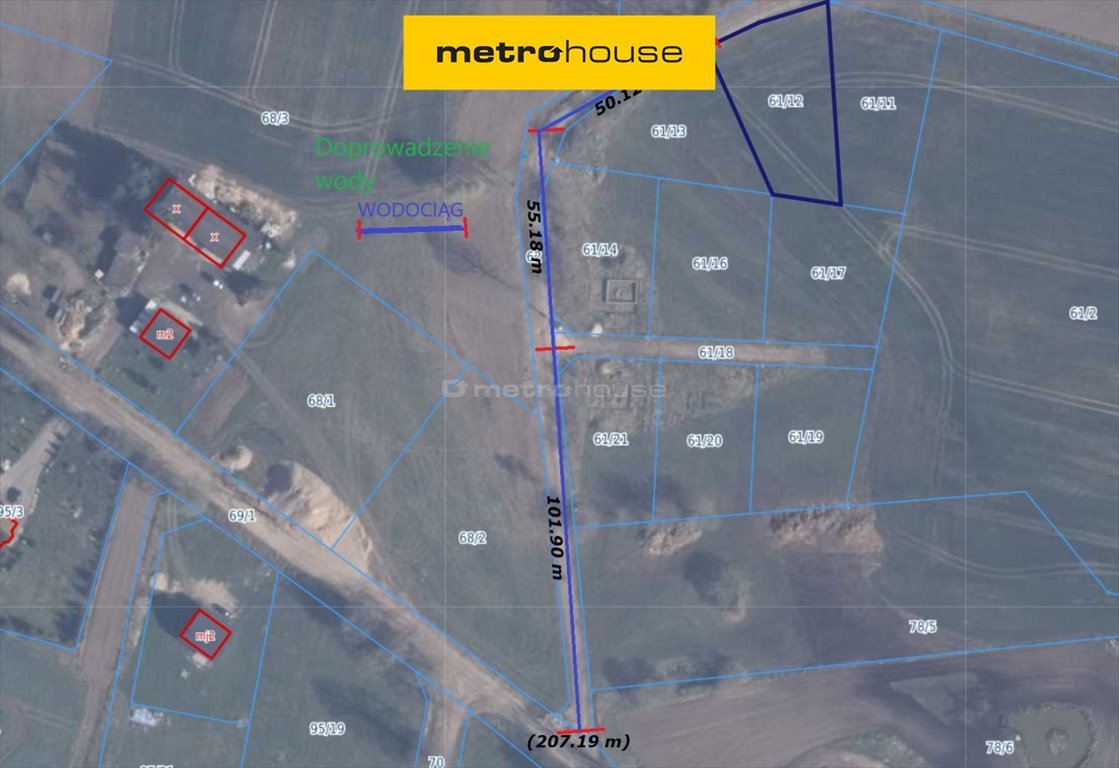 Działka budowlana na sprzedaż Borkowo Lęborskie  1 191m2 Foto 1