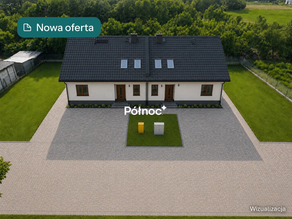 Nowoczesne bliźniaki 120 m² z garażem i ogrzewaniem gazowym Zabrodzie, Wolności  120m2 Foto 1