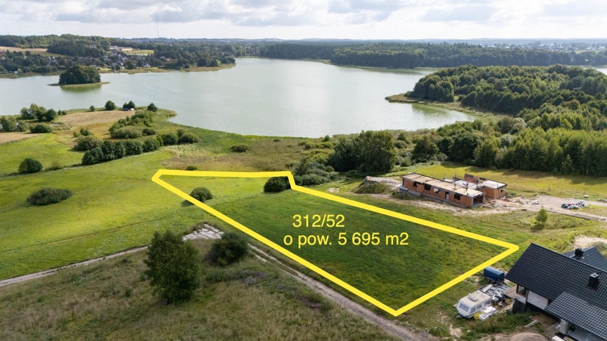 Działka nad Jeziorem Tuchomskim 5695 m² - zapraszam Warzno, Tęczowa  5 695m2 Foto 1