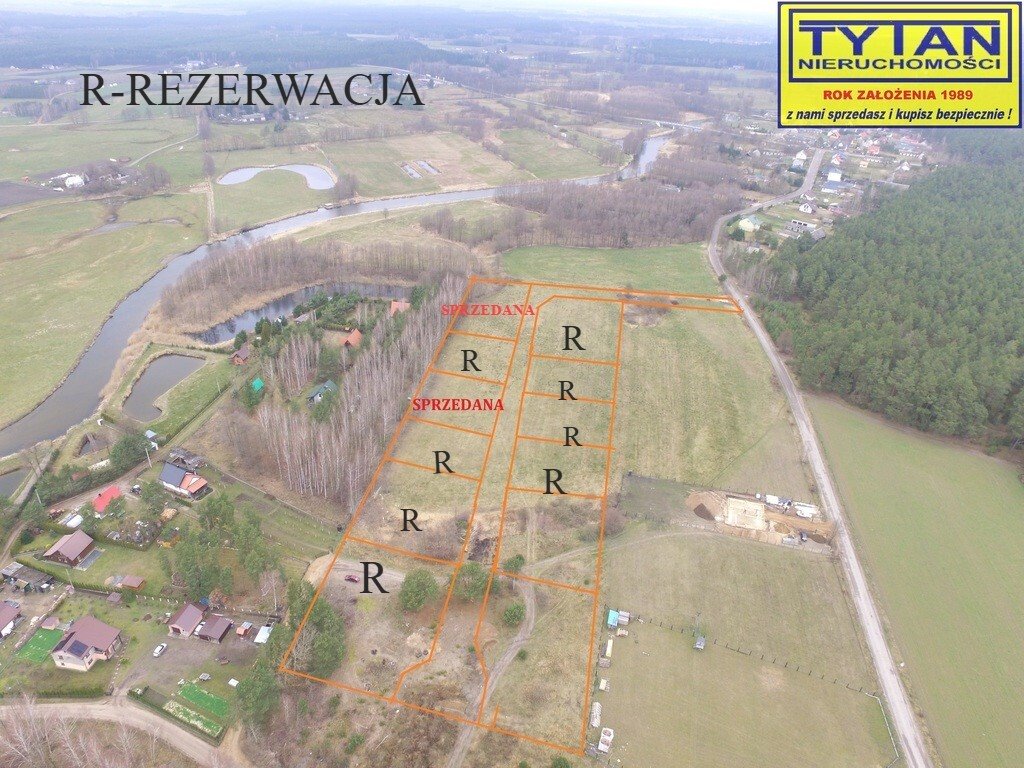 Działka budowlana 1487 m² w Ptaki, z warunkami zabudowy Ptaki  1 487m2 Foto 1