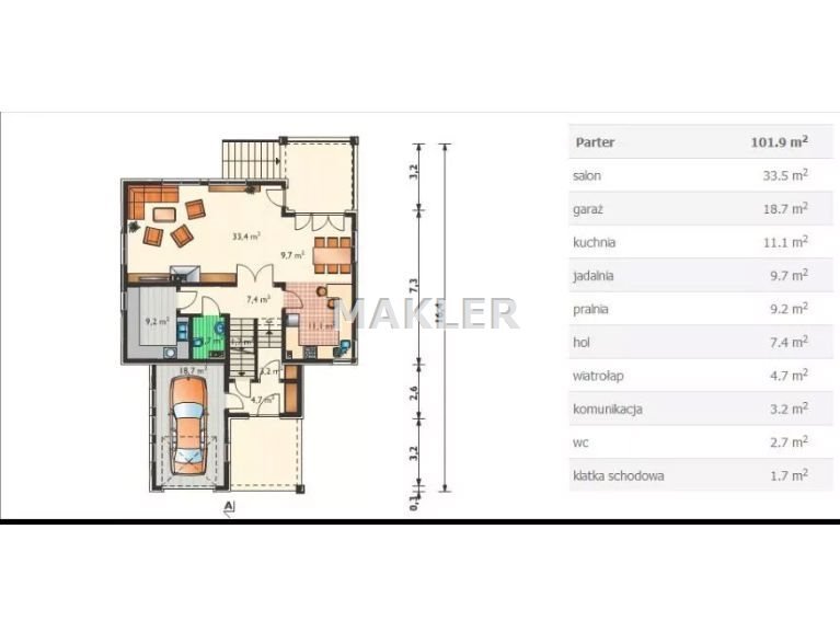 Dom na sprzedaż Mochle  202m2 Foto 18