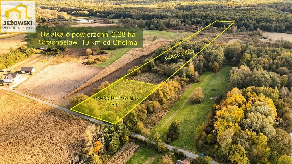 Działka 2,28 ha z możliwością zabudowy i rekreacji Strachosław  22 800m2 Foto 1