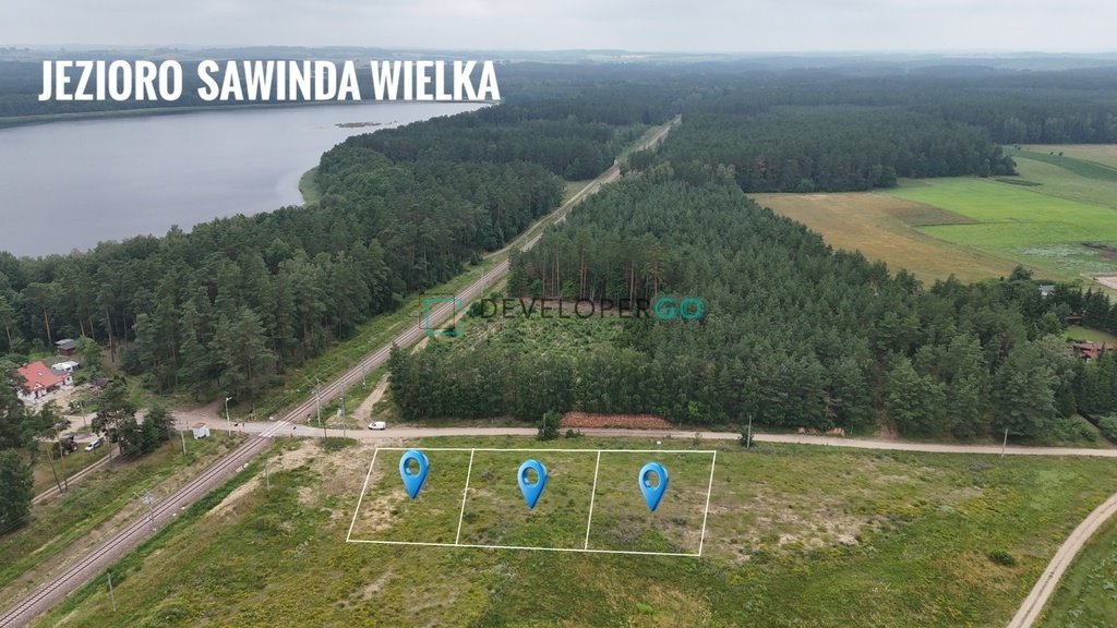 Sprzedam 3 działki 1000 m² w Czerwonce blisko jeziora Czerwonka  1 000m2 Foto 1