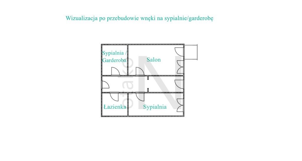 Mieszkanie dwupokojowe na sprzedaż Częstochowa, Tysiąclecie  52m2 Foto 7