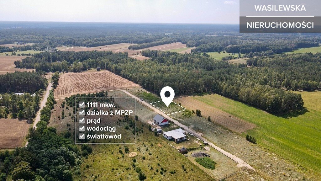 12 km od Ostrowi Maz. - Rząśnik Szlachecki, MPZP Ostrów Mazowiecka  1 111m2 Foto 1