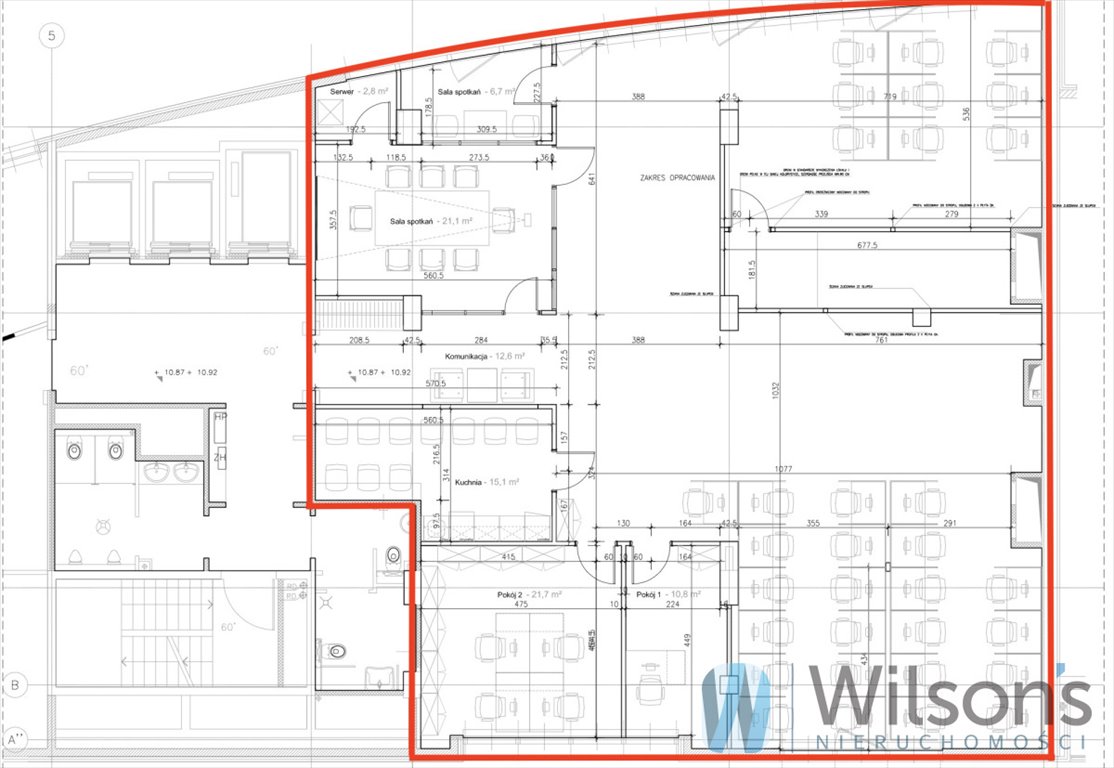 Lokal użytkowy na wynajem Warszawa, Mokotów  292m2 Foto 11