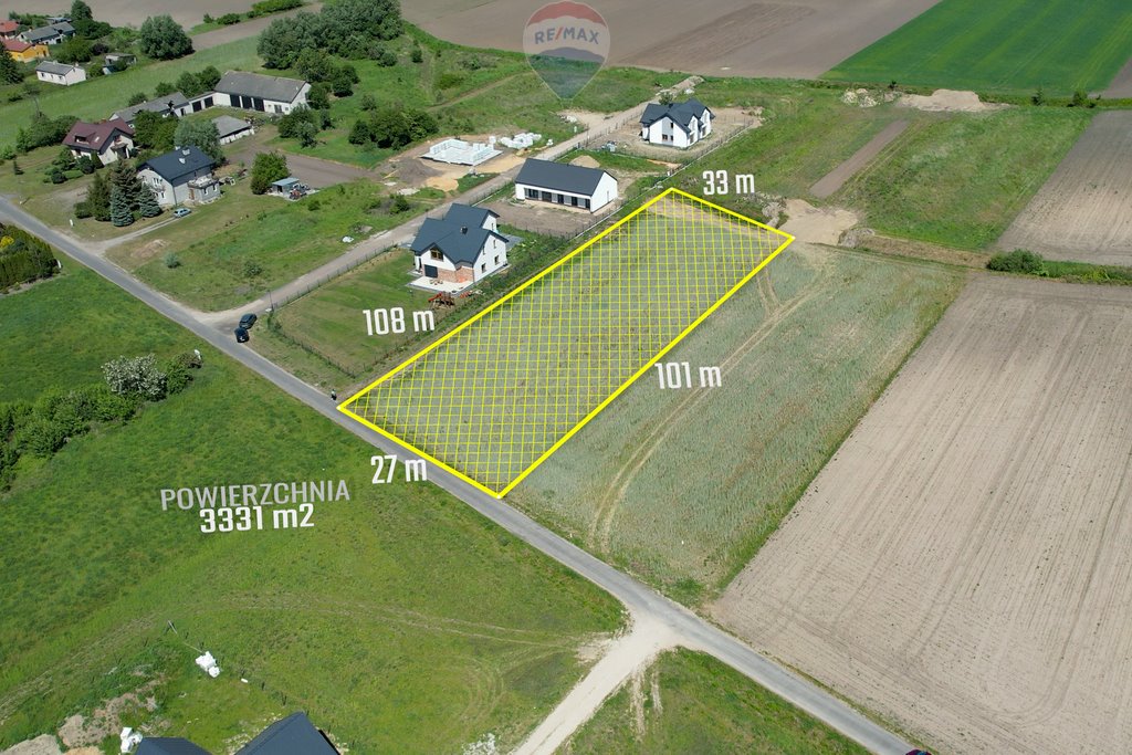 Działka 3331 m² z warunkami zabudowy, blisko Warszawy Kraśnicza Wola  3 331m2 Foto 1