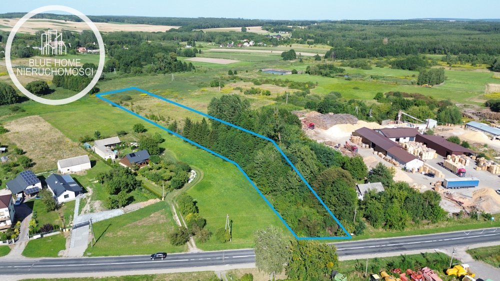 Działka inwestycyjna 9483 m² z dostępem do drogi wojewódzkiej Pawłów, Lubelska  9 483m2 Foto 1