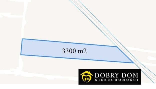 Działka 3300 m² z możliwością zabudowy, las i media Bogdanki  3 400m2 Foto 1