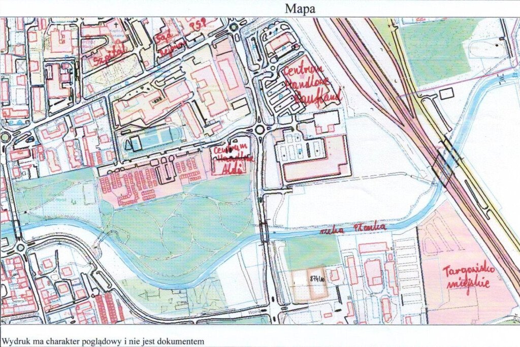 Działka usługowa 2066 m² z dostępem do drogi publicznej Płońsk  2 066m2 Foto 1