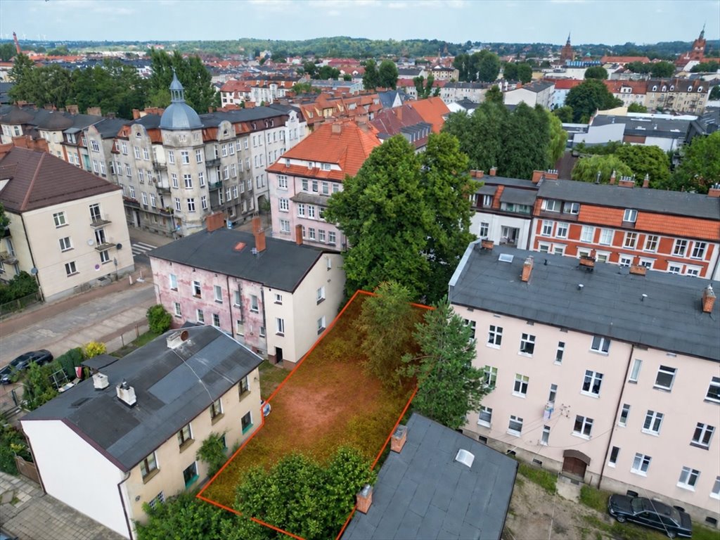 Działka inwestycyjna 406 m² w centrum Słupska (pod zabudowę wielorodzinną i usługi): Słupsk: Kołłątaja