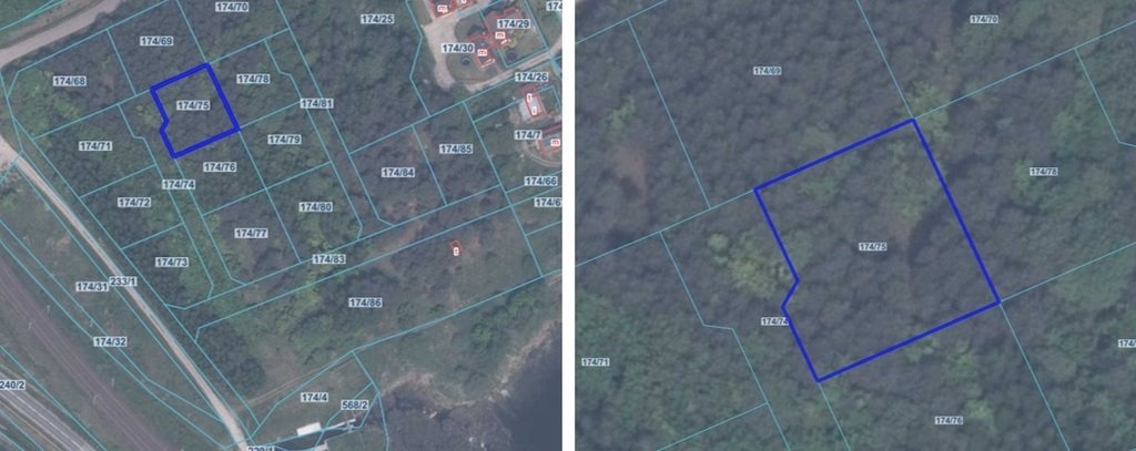 Działka rekreacyjna 828 m² z udziałem w drodze w Gontach Gonty  828m2 Foto 1