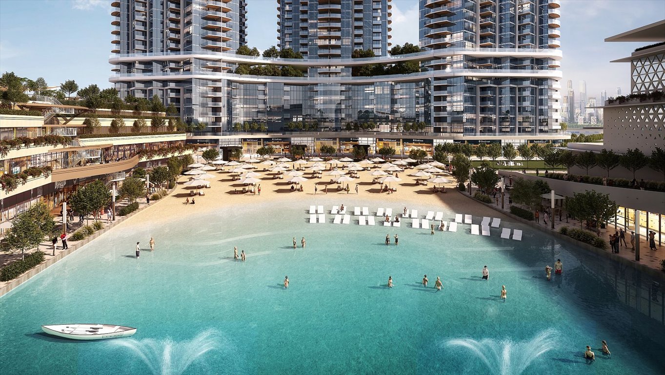 Luksusowy 3-pok. apartament z widokiem na wodę w Dubai Meydan Zjednoczone Emiraty Arabskie, Meydan, Meydan, Meydan, Dubaj  152m2 Foto 1