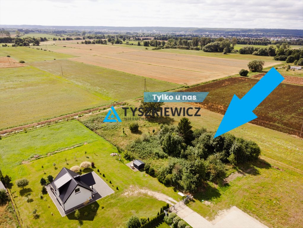 Działka 3 000 m2 pod zabudowę mieszk.-usługową w Redzie Reda, Miła  2 925m2 Foto 1