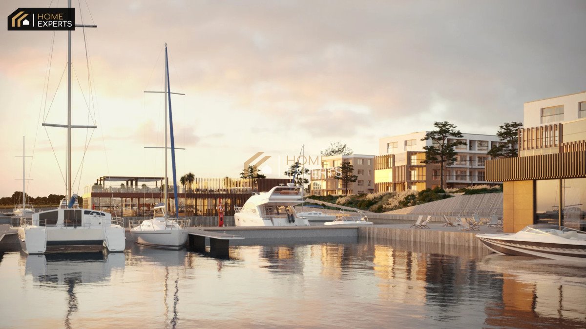 Ekskluzywny apartament z antresolą i mariną w Wind Yacht Resort Gdańsk, Sobieszewo, Piaskowa  51m2 Foto 1
