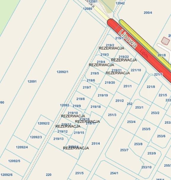 Działki pod dom w Starej Łomży nad Rzeką, od 1024 m2 Stara Łomża nad Rzeką, Lipowa  1 038m2 Foto 1