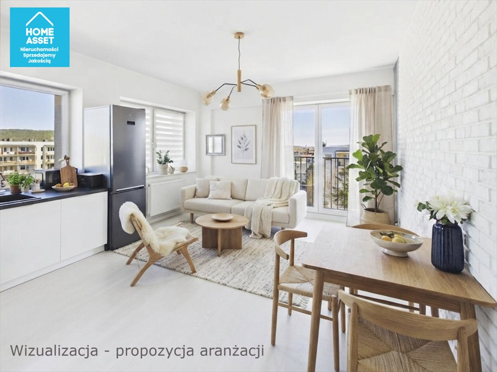 Na sprzedaż nowoczesne 3-pokojowe mieszkanie 55,41 m² w Wejherowie Wejherowo, Rybacka  55m2 Foto 1