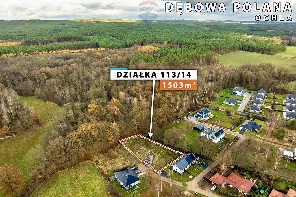 Działka budowlana na sprzedaż Zielona Góra, Ochla, Ochla-Dębowa Polana  1 503m2 Foto 1