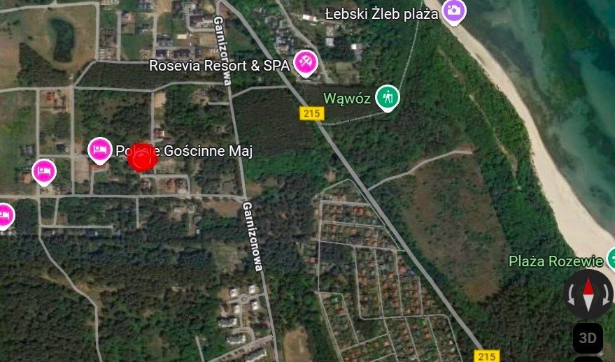 Zapraszam do zakupu działki 910 m² w Rozewiu z mediami i widokiem na las: Rozewie
