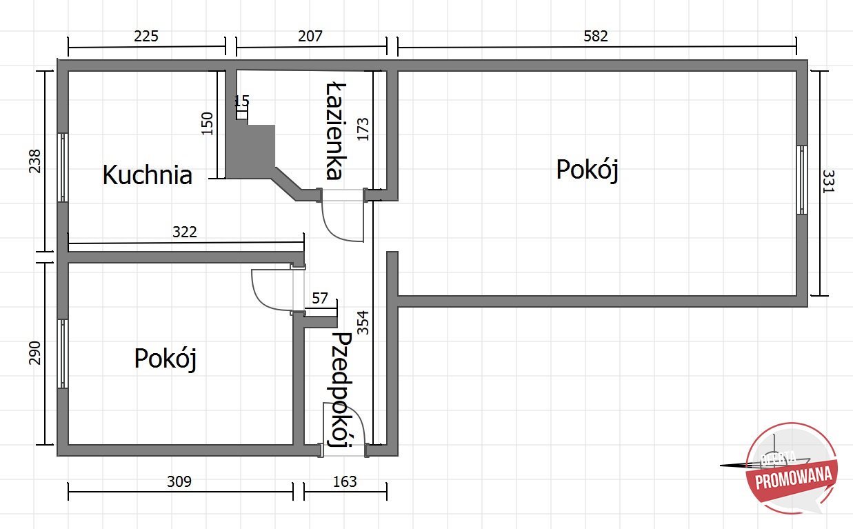 Mieszkanie dwupokojowe na sprzedaż Kraków, Bieńczyce, Bieńczyce, os. Jagiellońskie  44m2 Foto 4