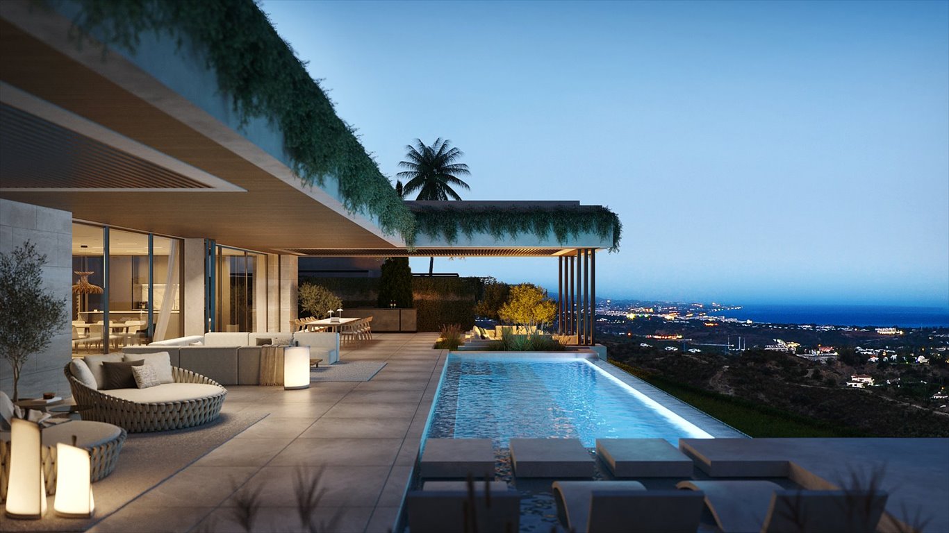 Ekskluzywna willa z panoramicznym widokiem na Costa del Sol Hiszpania, Las Colinas de Marbella, Las Colinas de Marbella, Benahavís, Málaga  1 187m2 Foto 1