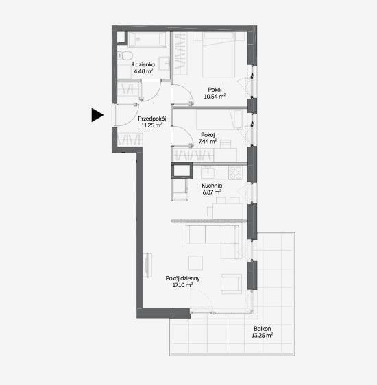 Mieszkanie trzypokojowe na sprzedaż Warszawa, Włochy, Raków, Fajansowa  58m2 Foto 1