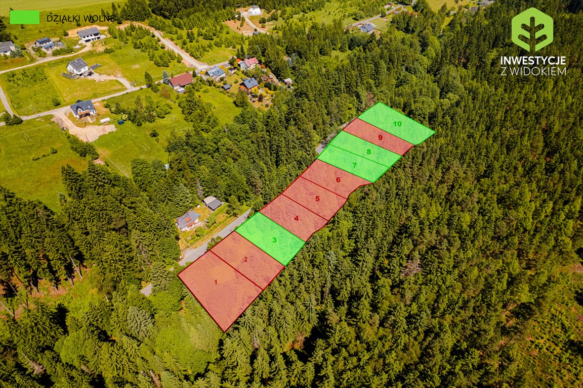 Działki przy Parku Gór Stołowych z potokiem i skałami Szczytna, Działki budowlane przy Parku Narodowym Gór Stołowych  840m2 Foto 1