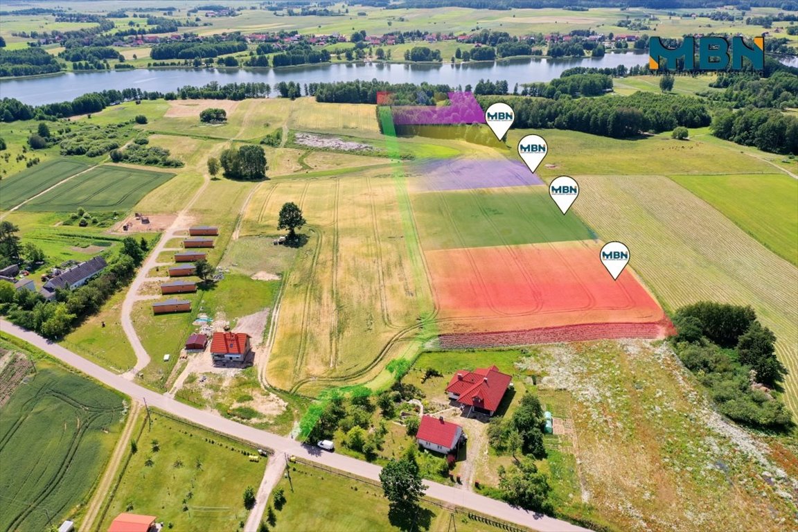 Na sprzedaż działki nad jeziorem Buwełno z własną linią brzegową Miłki, Wyszowate  10 104m2 Foto 1