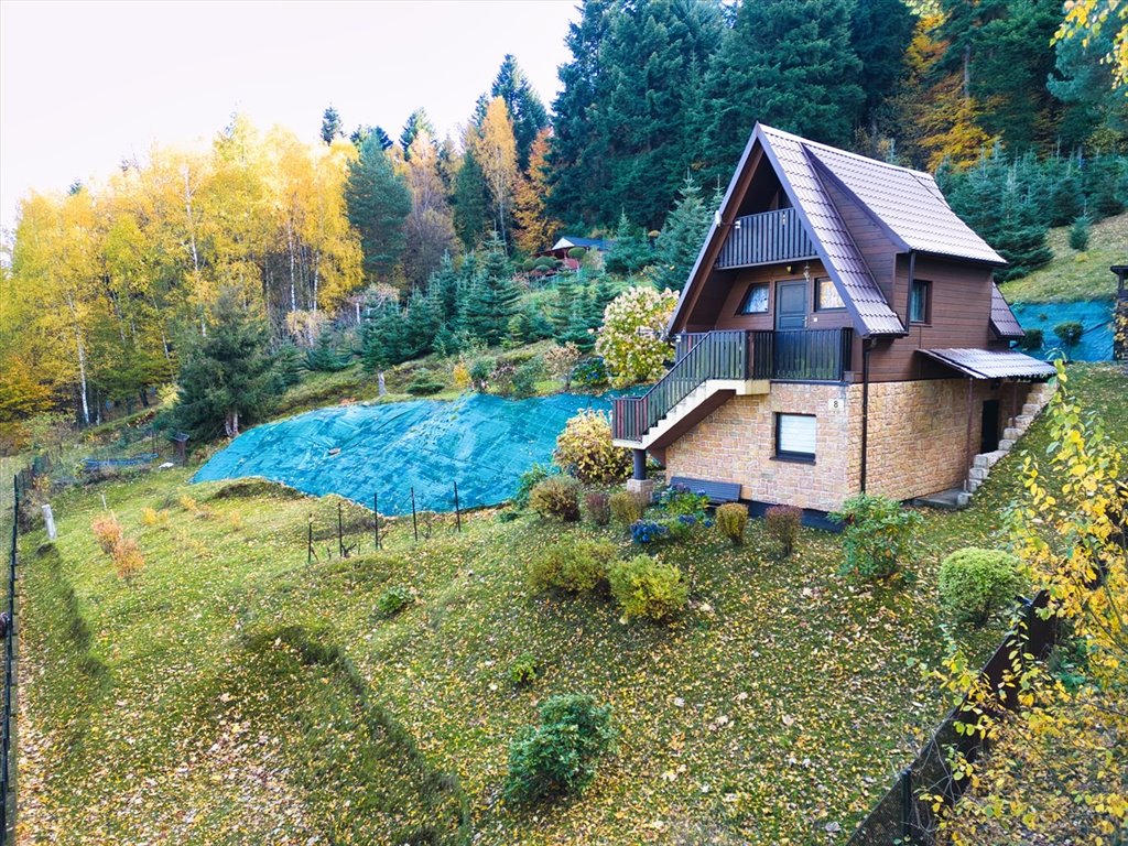 Dom z tarasem i dużą działką w Międzybrodziu Bialskim Międzybrodzie Bialskie  87m2 Foto 1