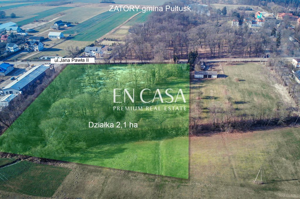 Działka budowlana na sprzedaż Zatory  21 582m2 Foto 1