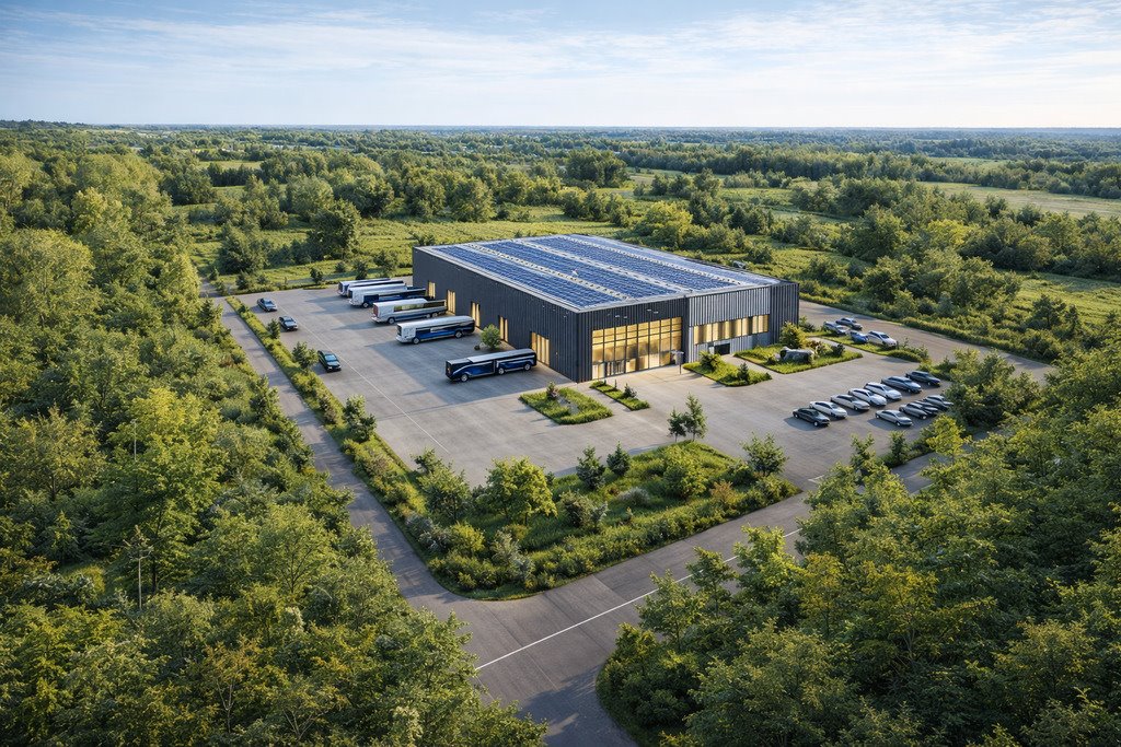 Działka pod magazyny i produkcję 9500 m², asfalt, MPZP Duchnów, Bosmańska  21 543m2 Foto 1