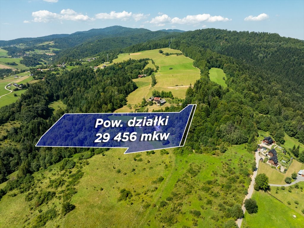 Kompleks działek z domem i WZ w Pieninach, 29,5 ha Krościenko Nad Dunajcem, Lubań  29 456m2 Foto 1