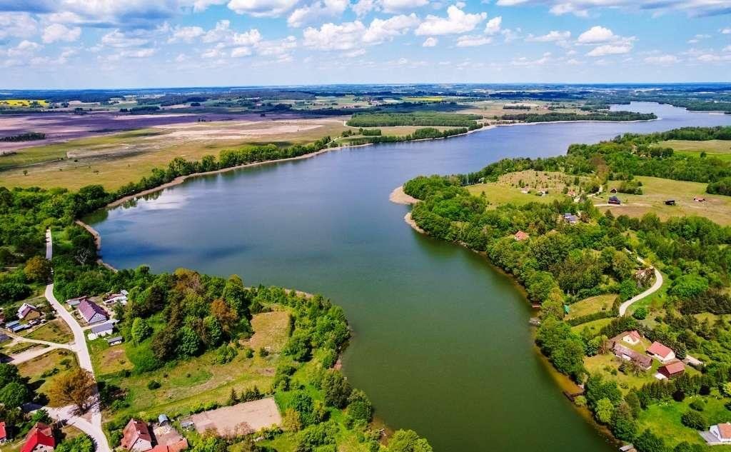 Działka budowlana nad jeziorem Buwełno, 1004 m², dostęp do wody Cierzpięty  1 004m2 Foto 1