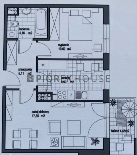 Mieszkanie dwupokojowe na sprzedaż Warszawa, Mokotów, Grupy AK "Krybar"  46m2 Foto 13